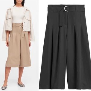 BANANA REPUBLIC High-Rise Culottes Black Size 8
